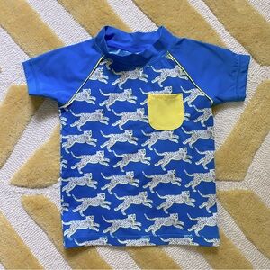 Mini Boden Short Sleeve Rashguard 3-4Y